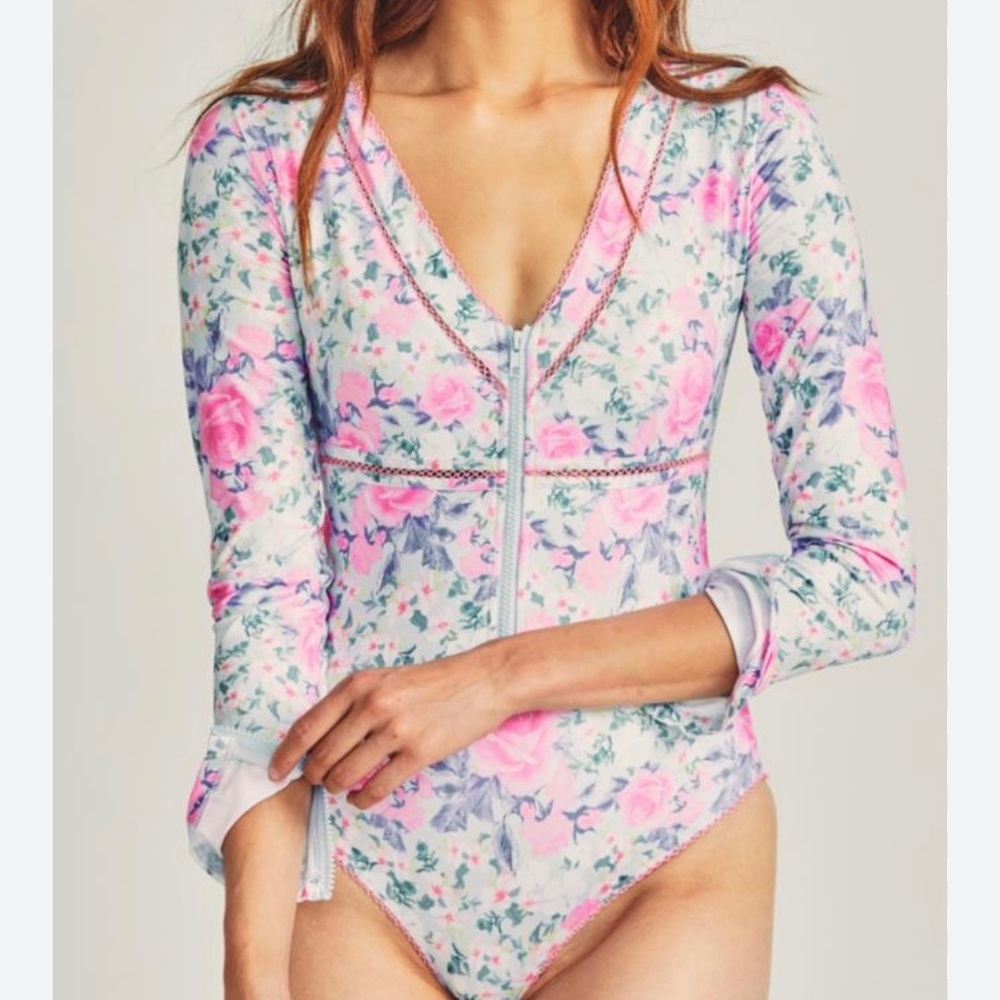 Love Shack Fancy Olessia one piece , Small